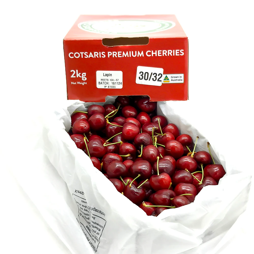 Cotsaris Lapin Cherries Gift Box - 30-32mm, 2kg - Image 4