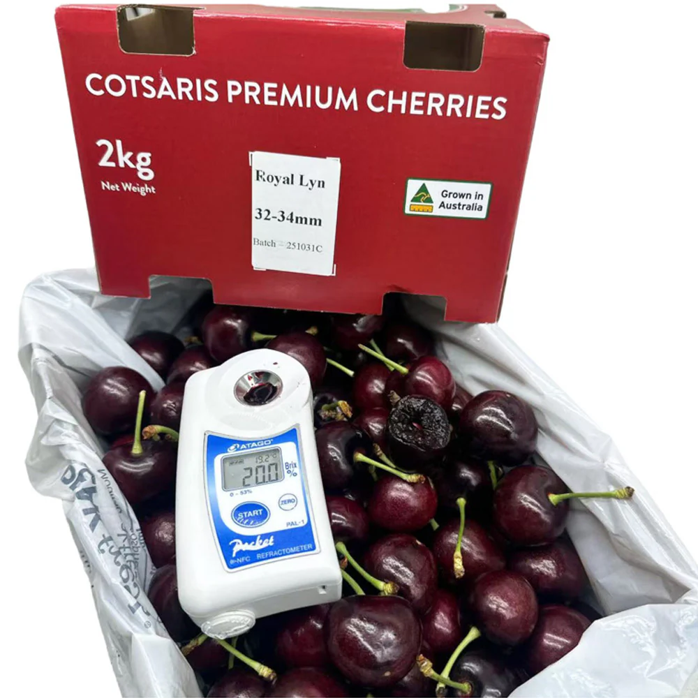 Cotsaris Royal Lyn Premium Cherries 32–34mm Gift Box - 2kg - Image 2