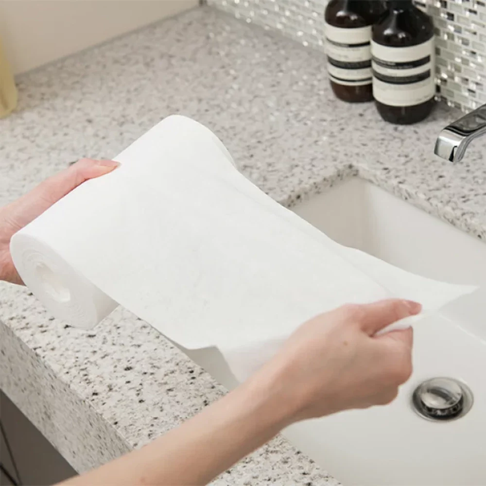 Cotton Labo Disposable Face Towels - 100 Sheets, 300g - Image 2