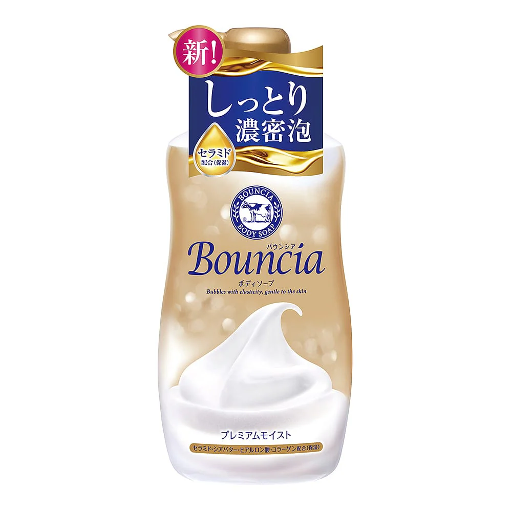 Cow Bouncia Premium Moisturizing Foaming Body Wash - Gold, 460ml