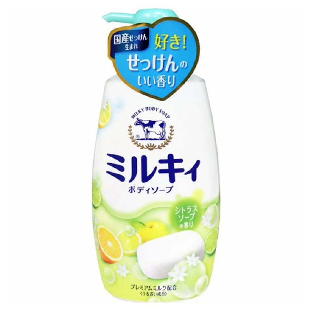 Cow Milky Body Soap Citrus Yuzu Scent - 580ml