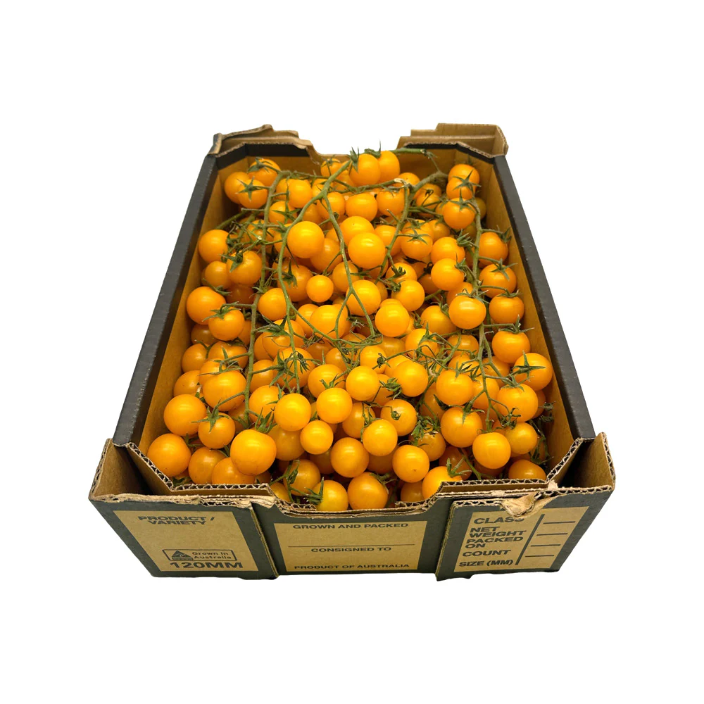 Crisp Sweet Yellow Tomatoes on the Vine - 500g - Image 2