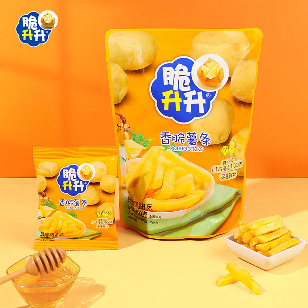 CrispySheng Honey Butter Potato Sticks - 100g - Image 2