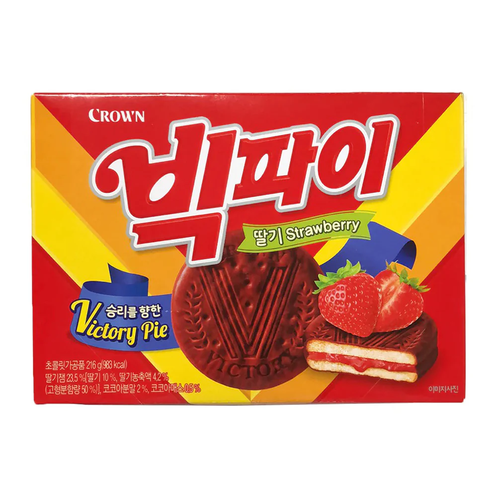 Crown Victory Pie Strawberry Flavour - 216g