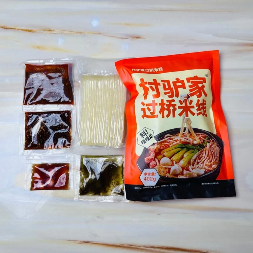 Cunlvjia Crossing-the-Bridge Rice Noodles 402g - Yunnan Instant Rice Noodle Soup - Image 2