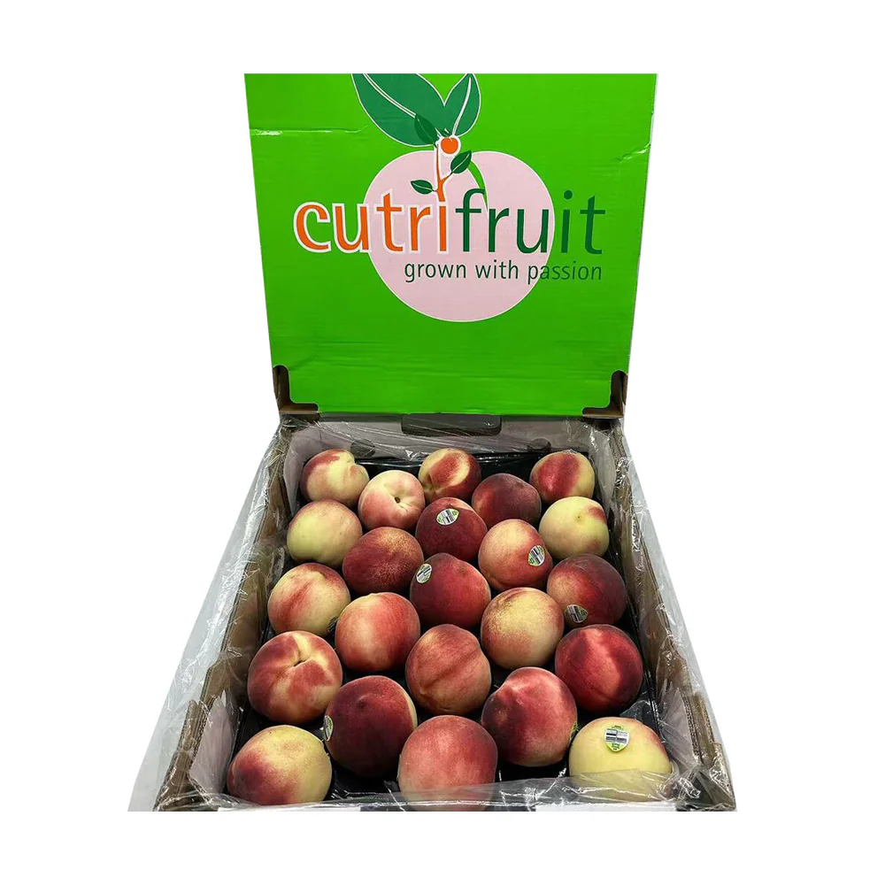 Cutri Fruit 4400 White Peaches - Whole Carton 4kg