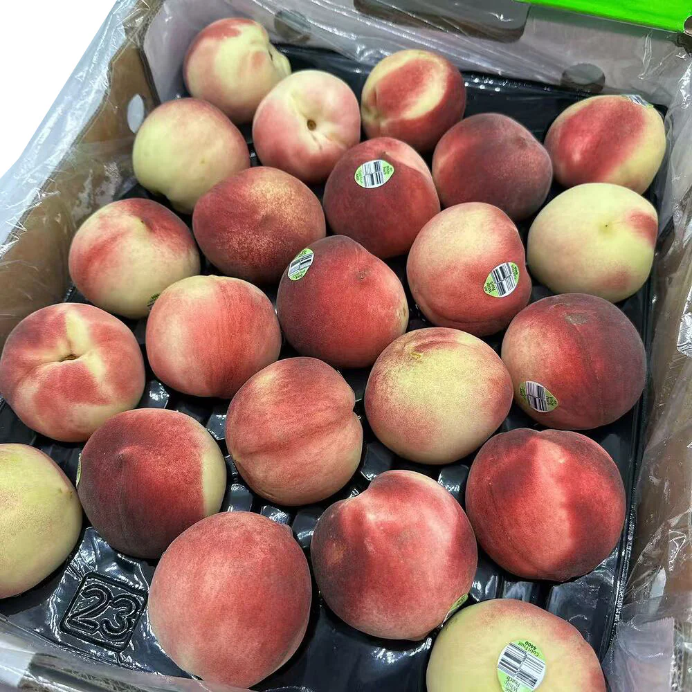 Cutri Fruit 4400 White Peaches - Whole Carton 4kg - Image 2