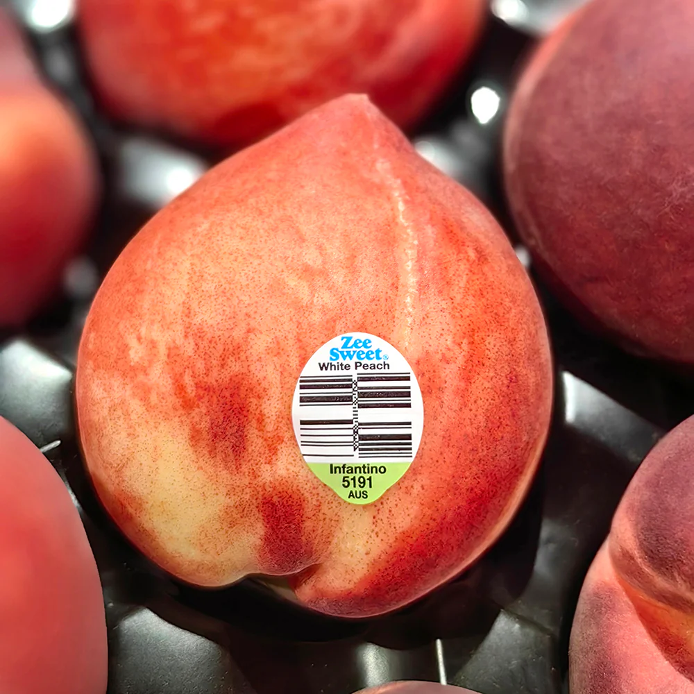 Cutri Fruit Zee Sweet White Peaches - Large, 4 Pieces - Image 3