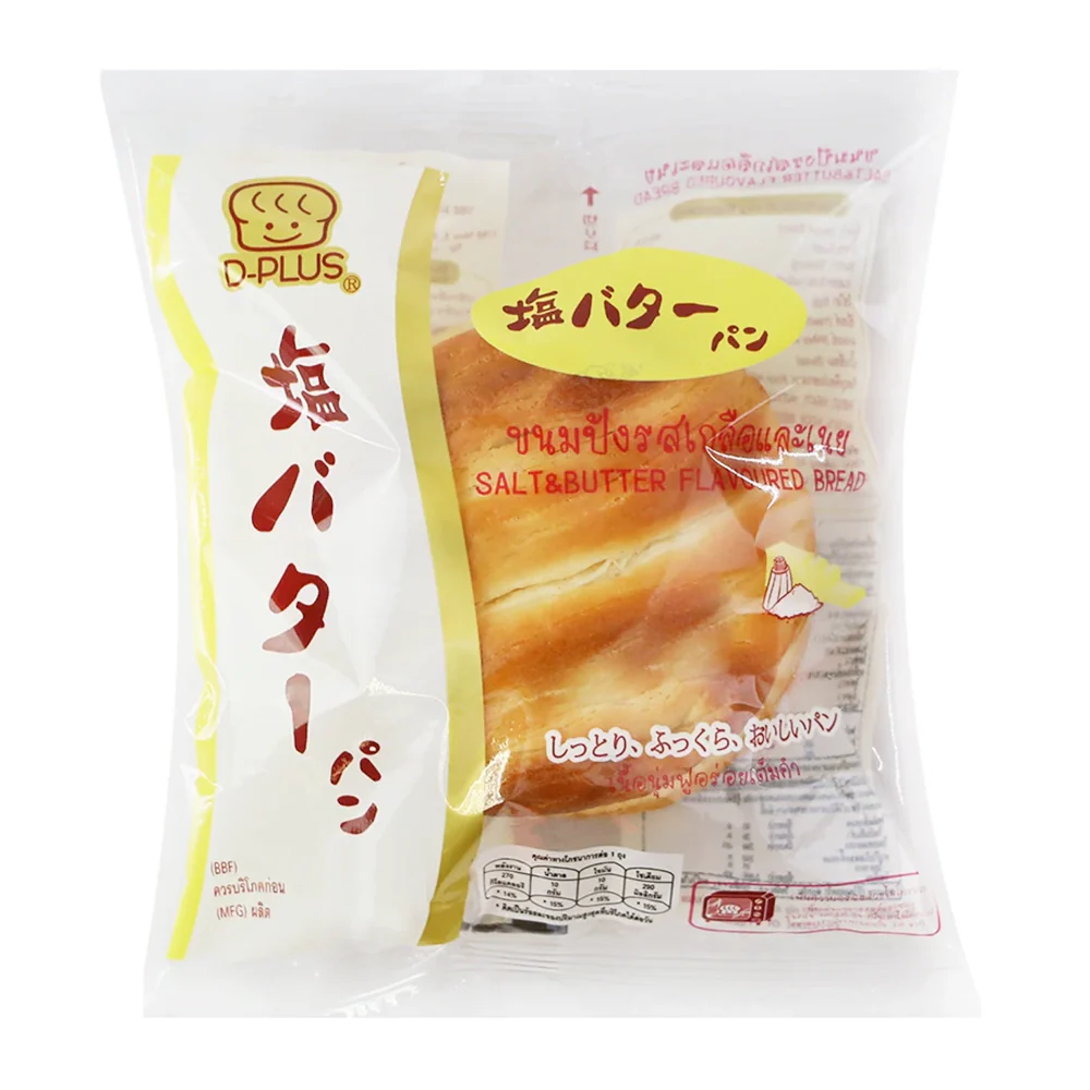 D-Plus Japanese Caramel Filled Bread - 75g
