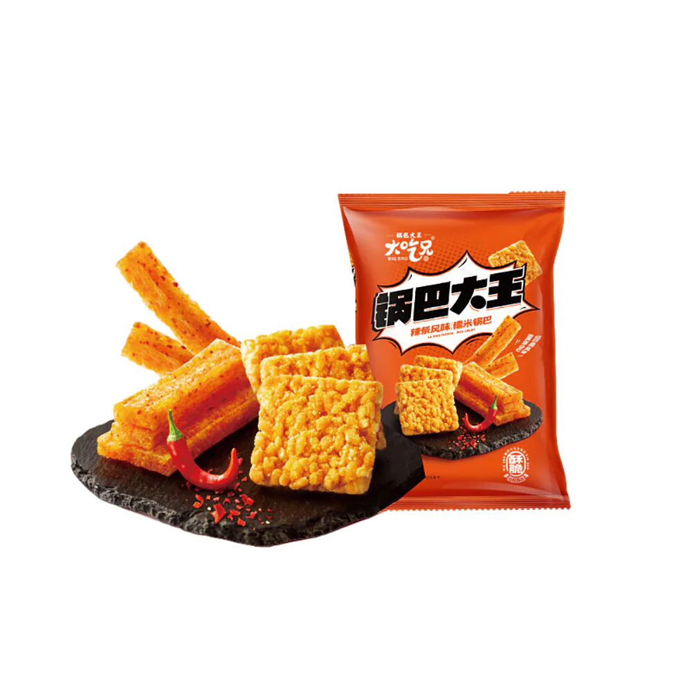 Da Chi Xiong Glutinous Rice Crackers - Spicy Flavor, 60g
