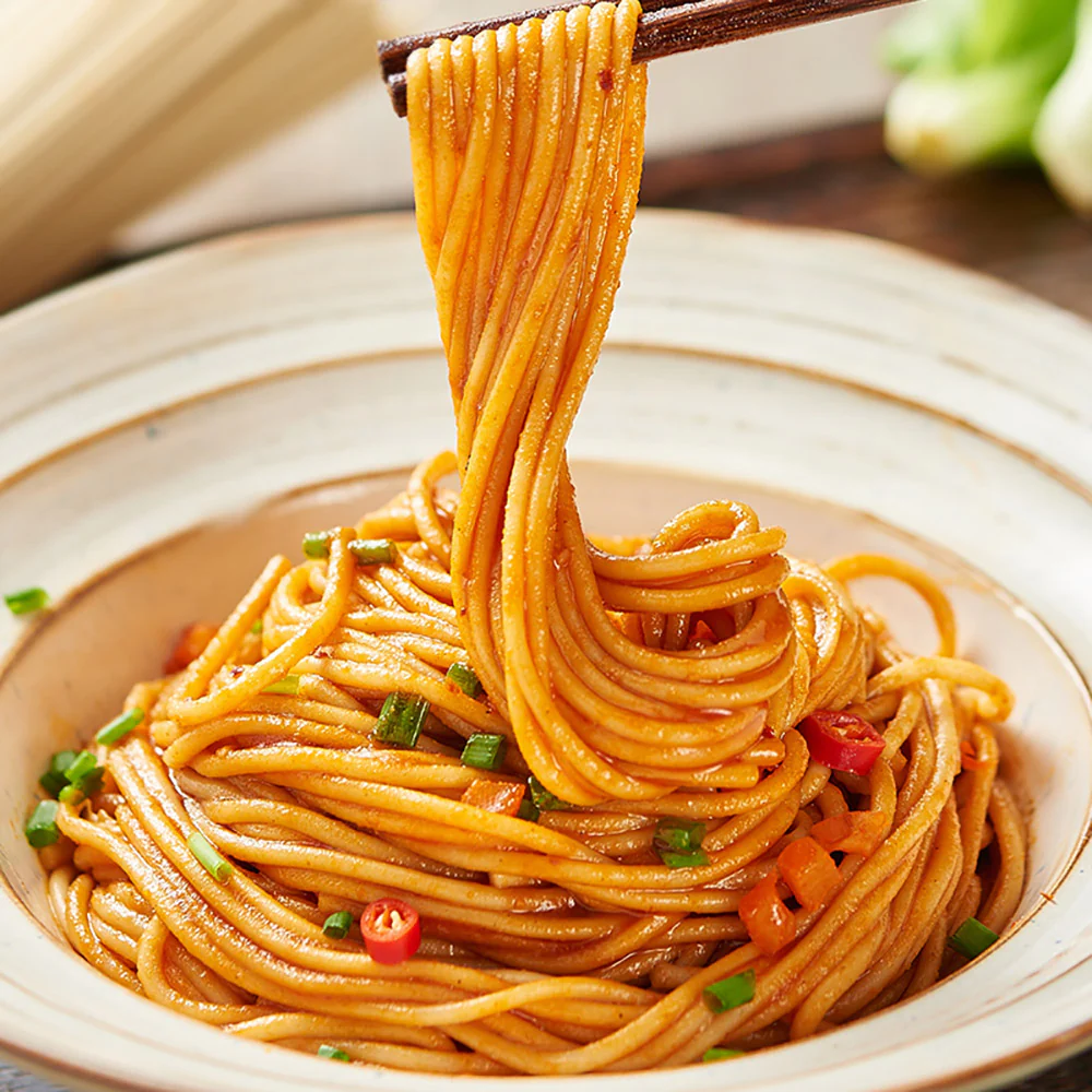 Dahankou Wuhan Hot Dry Noodles - Hunan Spicy Flavor, 102g x 8 Packs - Image 5