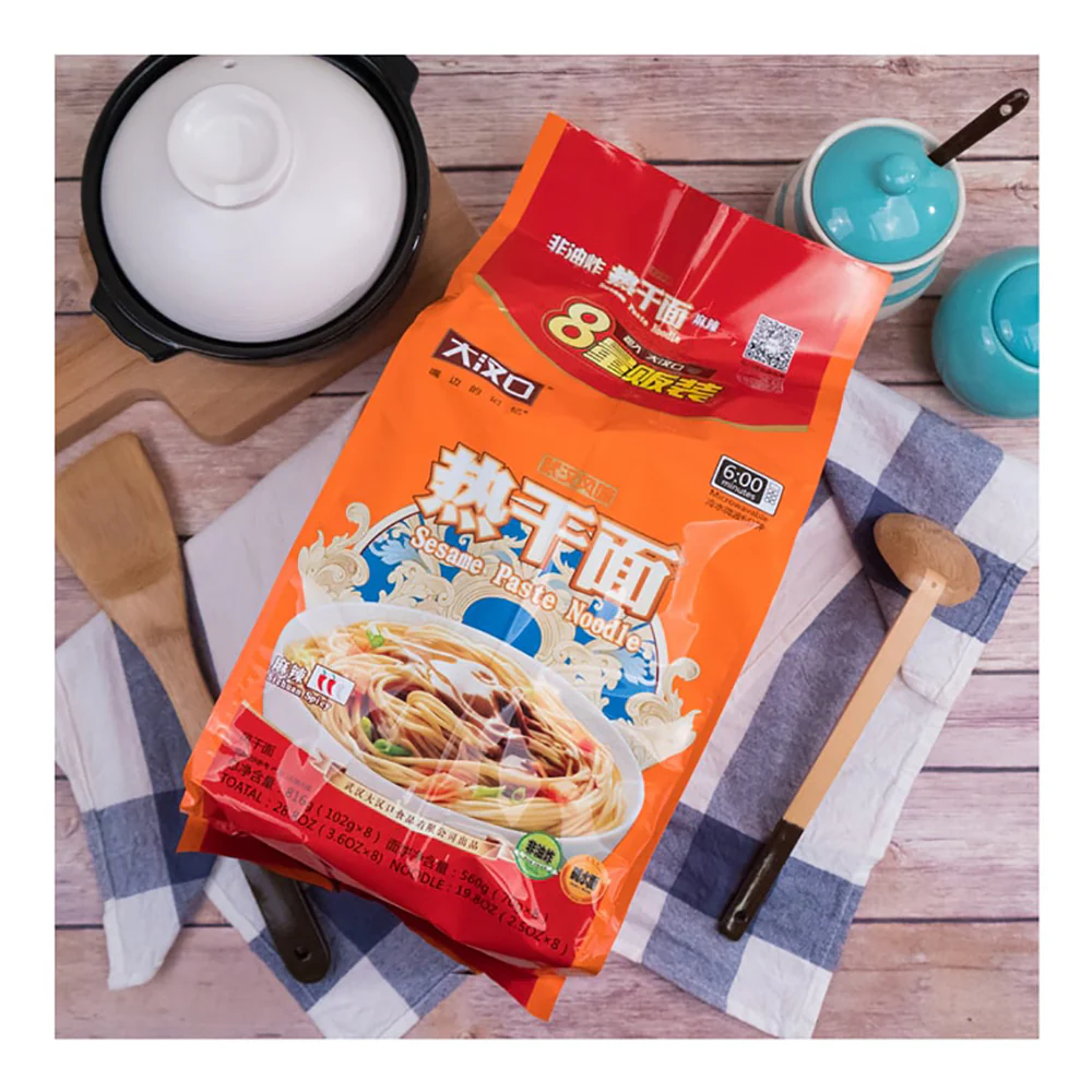 Dahankou Wuhan Hot Dry Noodles Sichuan Spicy Flavor - 102g x 8 Packs - Image 4