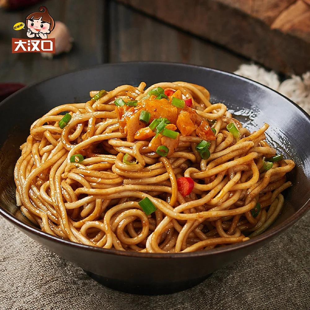 Dahankou Wuhan Hot Dry Noodles - Spicy Flavor, 102g x 4 Packs - Image 2