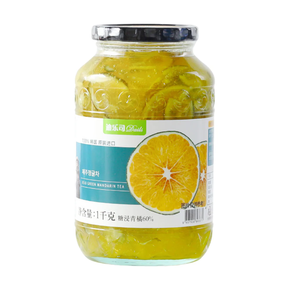 Dalis Jeju Green Mandarin Honey Tea Base 1kg – Limited Import