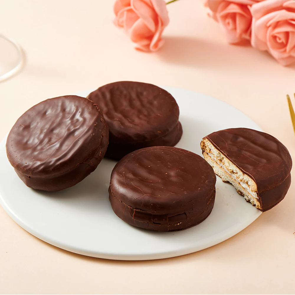 Daliyuan Choco Pie Chocolate-Coated Snack Cakes 10 Pack 260g – Soft Marshmallow Sandwich Treat - Image 4