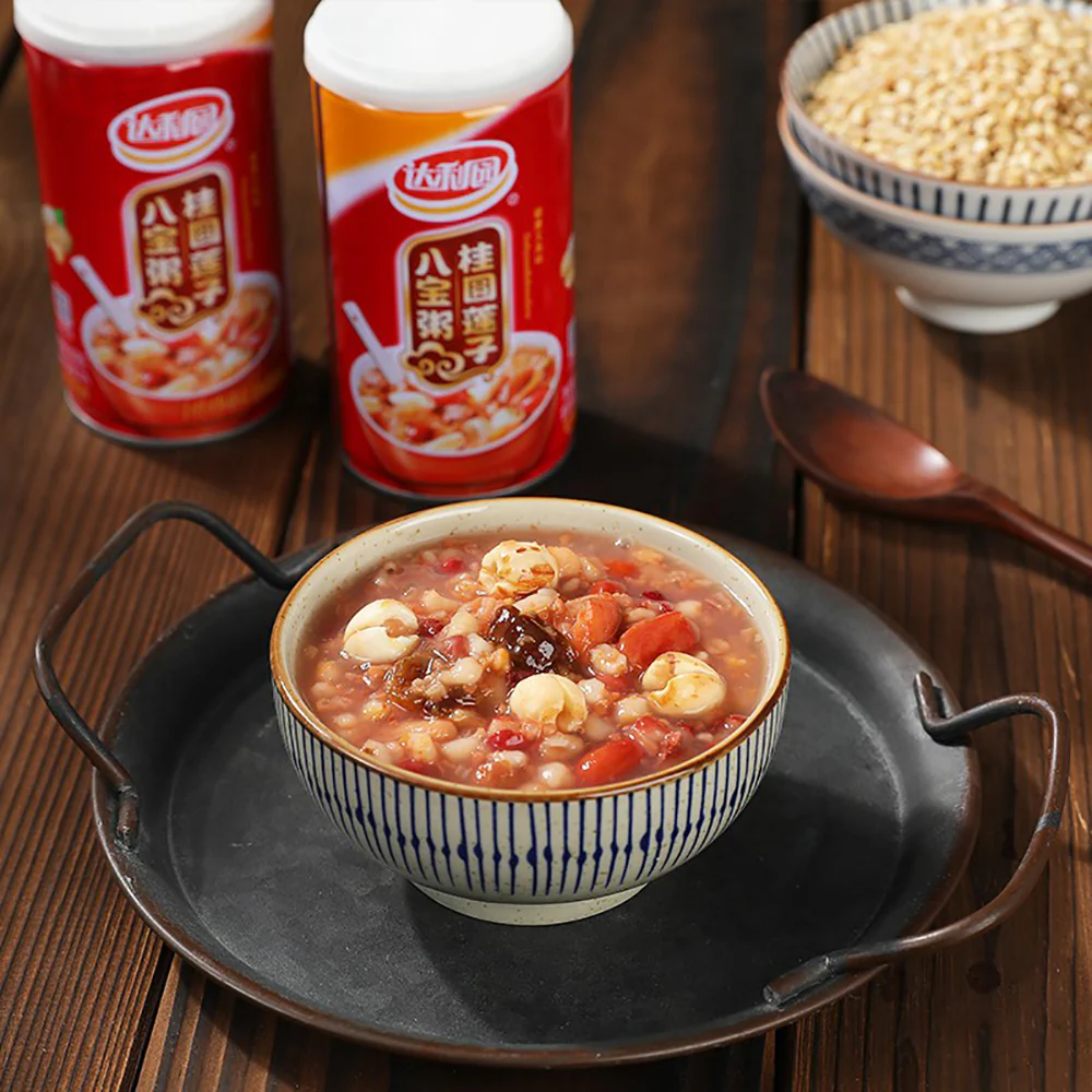 Daliyuan Longan and Lotus Seed Eight Treasures Porridge - 360g x 12 Cans - Image 3