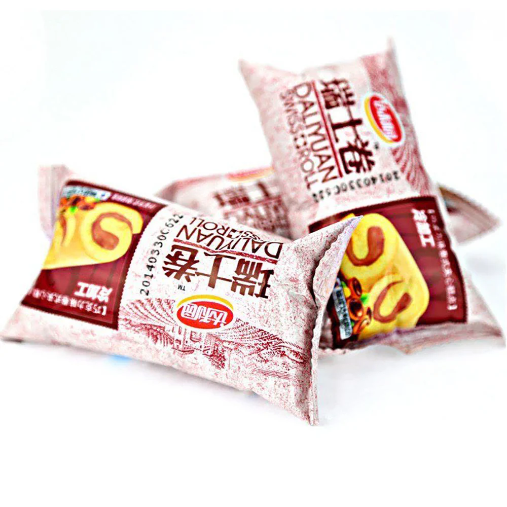 Daliyuan Swiss Roll Chocolate Flavor - 8 Pieces, 160g - Image 3