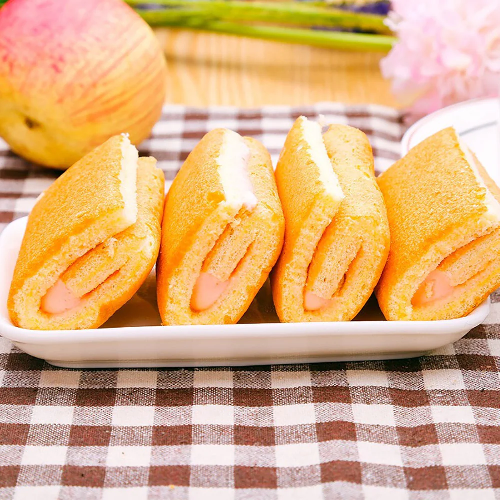 Daliyuan Swiss Roll Strawberry Flavor - 12 Pieces, 240g - Image 2