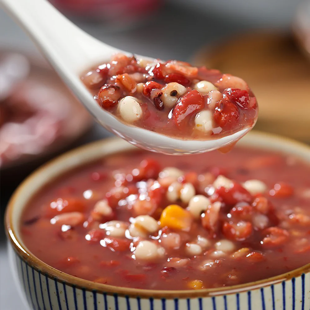 Daliyuan Youtian Red Bean and Barley Eight Treasures Porridge - 360g x 12 Cans - Image 3
