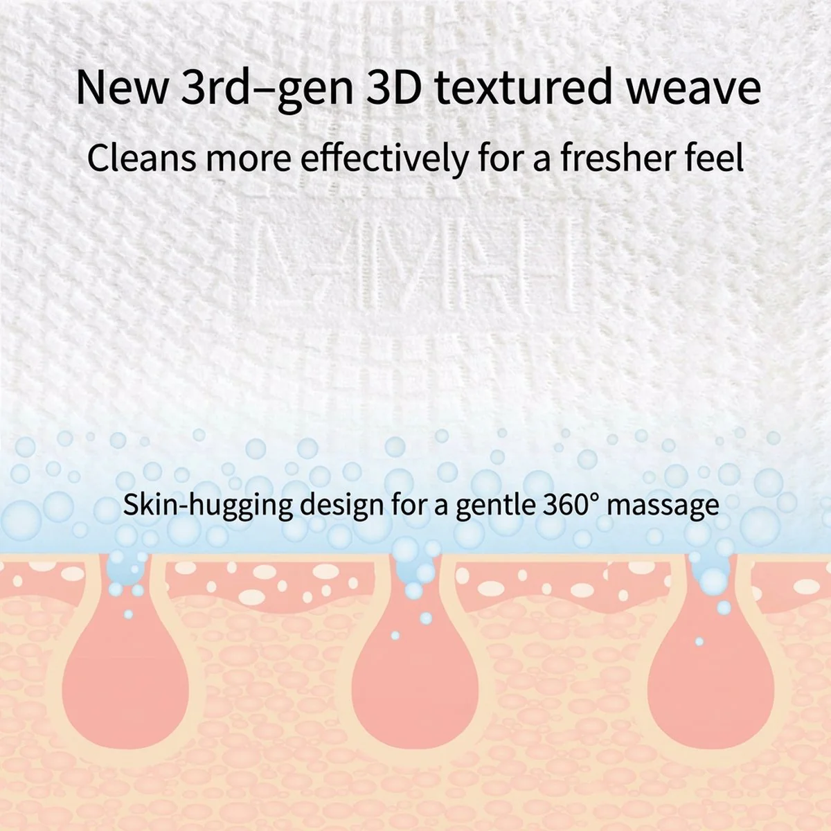 Damah Dark Magic Facial Towels - 72 Sheets - Image 3