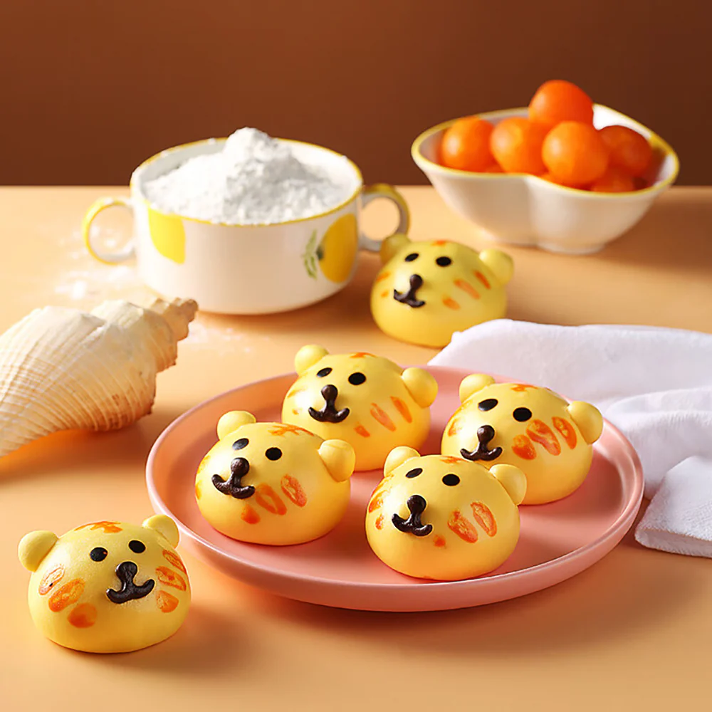 Daoxiangcheng Frozen Tiger-Shaped Custard Buns - 336g - Image 2
