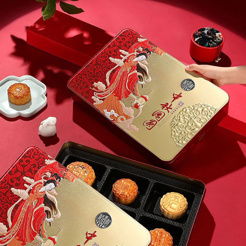 Daoxiangcun Mid-Autumn Reunion Mooncakes Gift Box - 400g - Image 2