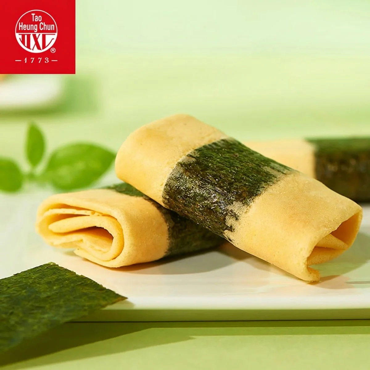 Daoxiangcun Seaweed Phoenix Egg Rolls 110g – Crispy Layered Biscuit Snack - Image 2