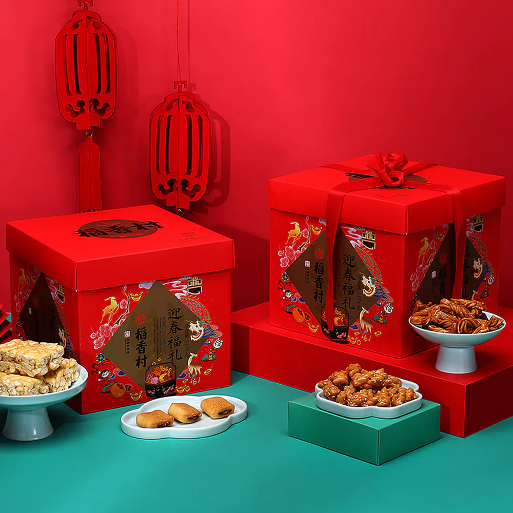 Daoxiangcun Spring Blessing Pastry Gift Box 1.07kg - Chinese New Year Snack Assortment - Image 4