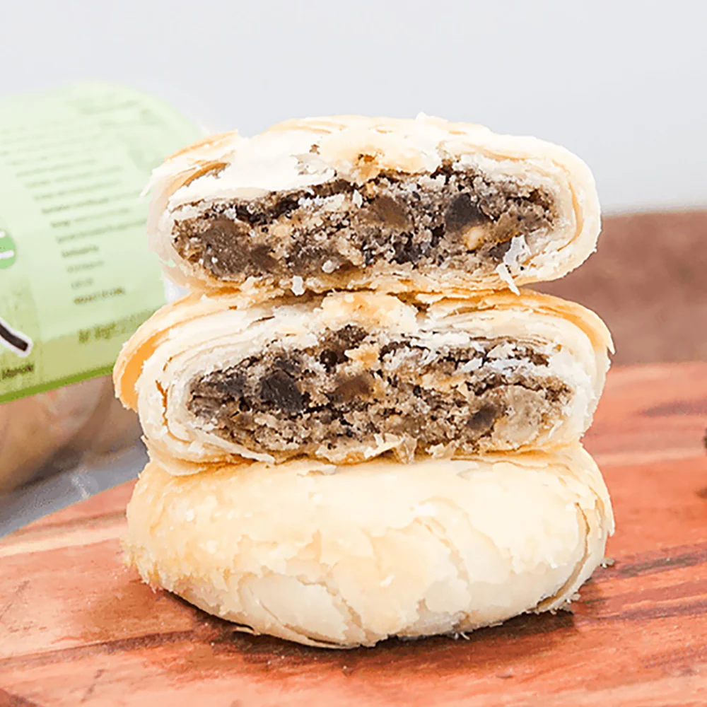 Daoxiangcun Su Style Mooncake with Black Sesame and Nut Filling - 310g - Image 3
