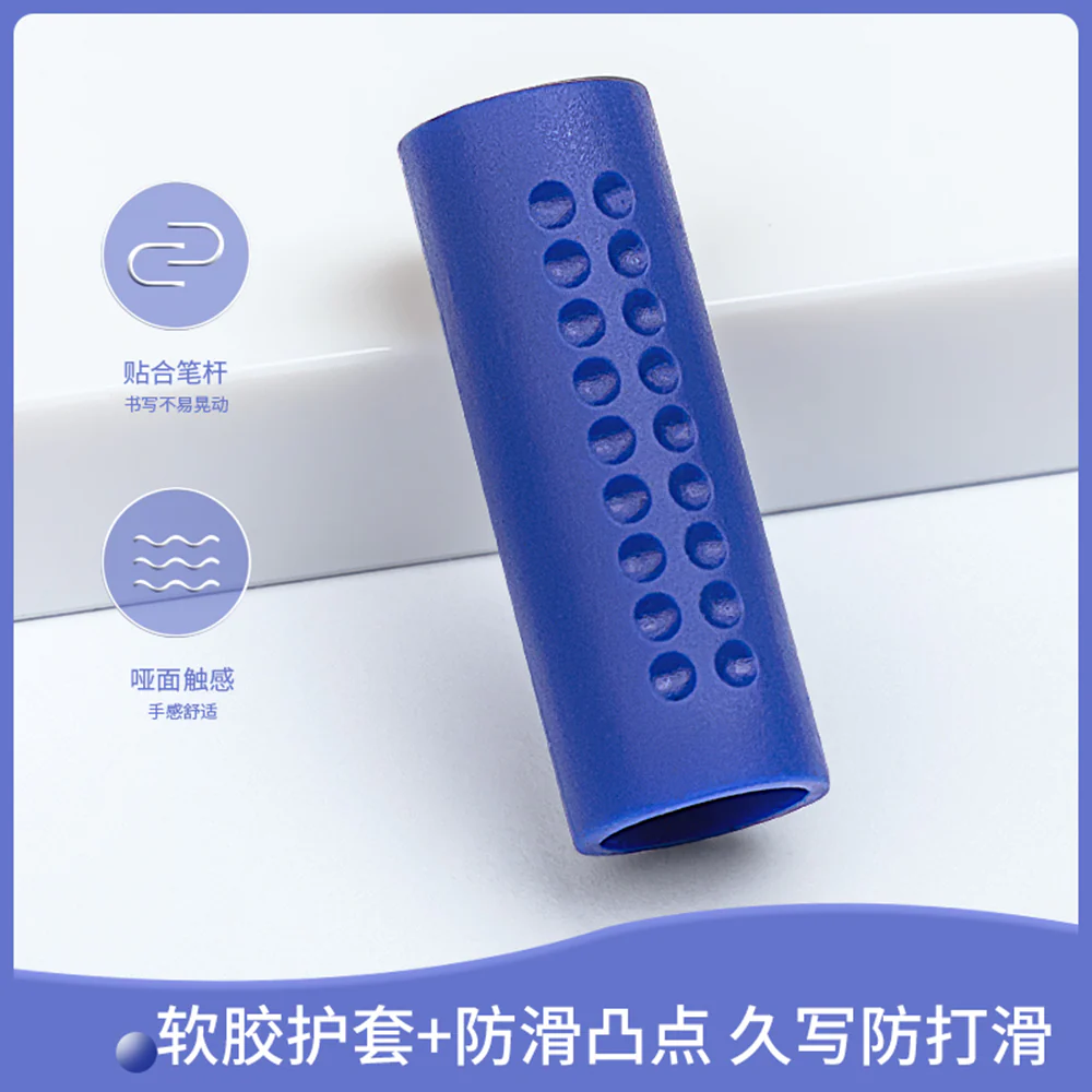 Deli 0.5mm Bullet Tip Gel Pen - Blue, Box of 12 - Image 4