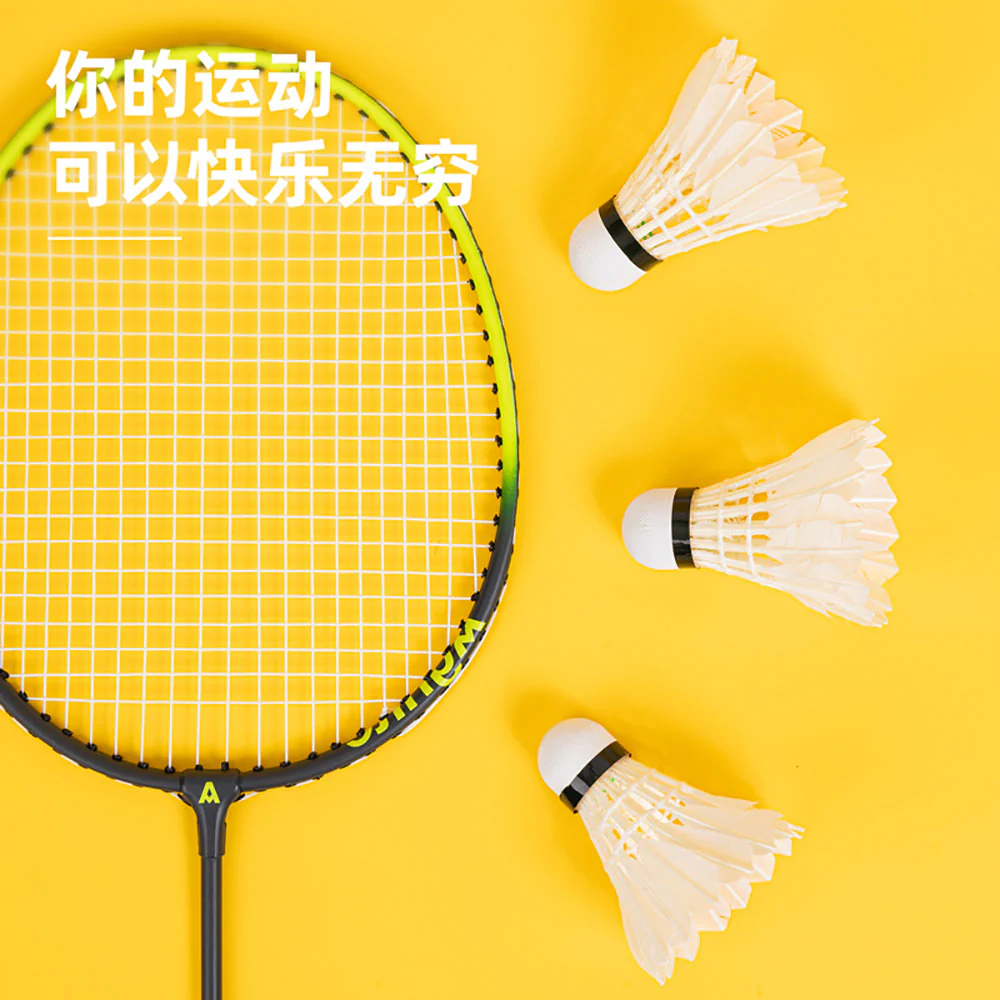 Deli Angenite Badminton Shuttlecocks - 12 Pieces - Image 2