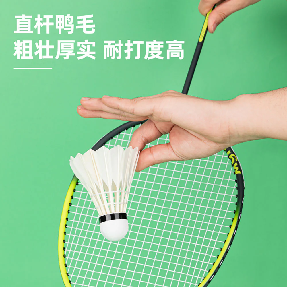 Deli Angenite Badminton Shuttlecocks - 12 Pieces - Image 4