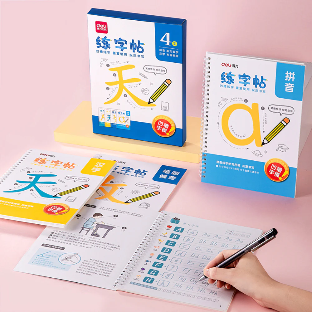 Deli Handwriting Practice Book Set - 4 Books - Image 5