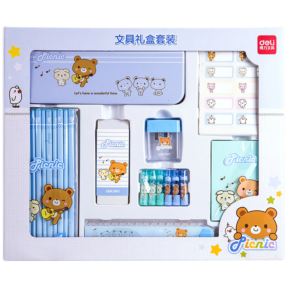 Deli Stationery Gift Set (Blue) - Image 2