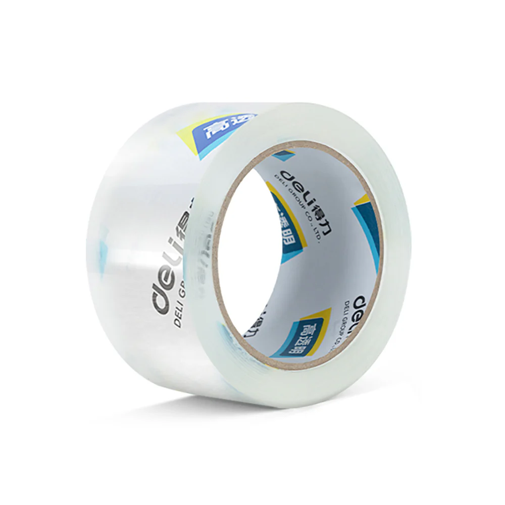 Deli Transparent Packing Tape - 60mm x 91.4m x 50um, 1 Roll - Image 4