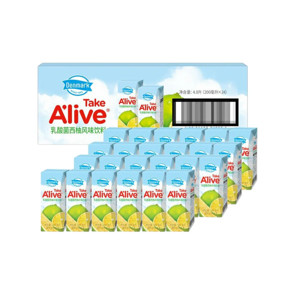 Denmark Take A'Live Probiotic Grapefruit Flavoured Drink 200ml x 24 – Limited Import