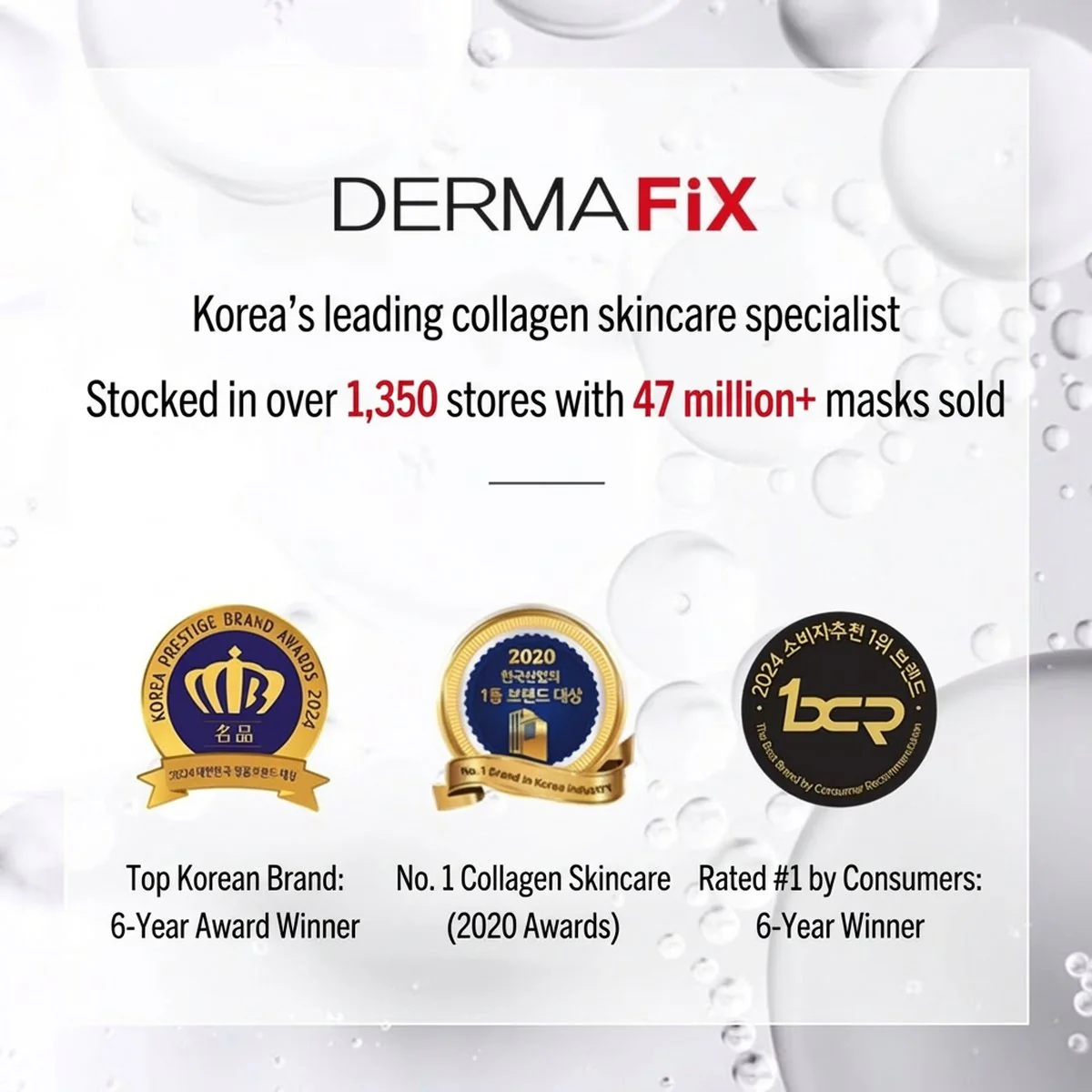 DERMAFIX Real Collagen Lifting & Firming Sheet Masks – 8 Pieces - Image 5