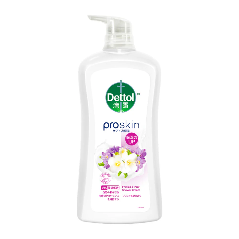 Dettol ProSkin Freesia & Pear Shower Cream 950g - Moisturizing Body Wash