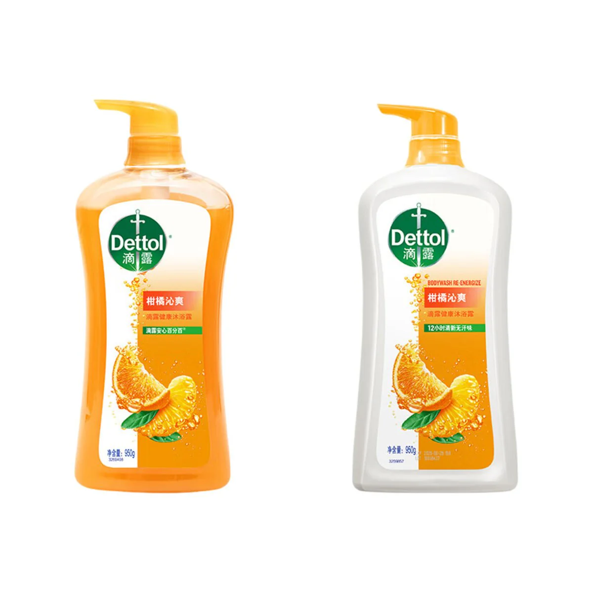 Dettol Re-Energize Citrus Body Wash 950g - Refreshing Shower Gel - Image 3