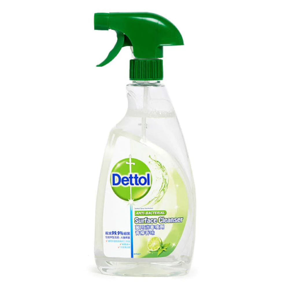 Dettol Surface Cleanser Spray Lime Scent - Kills 99.9% of Bacteria - 500ml
