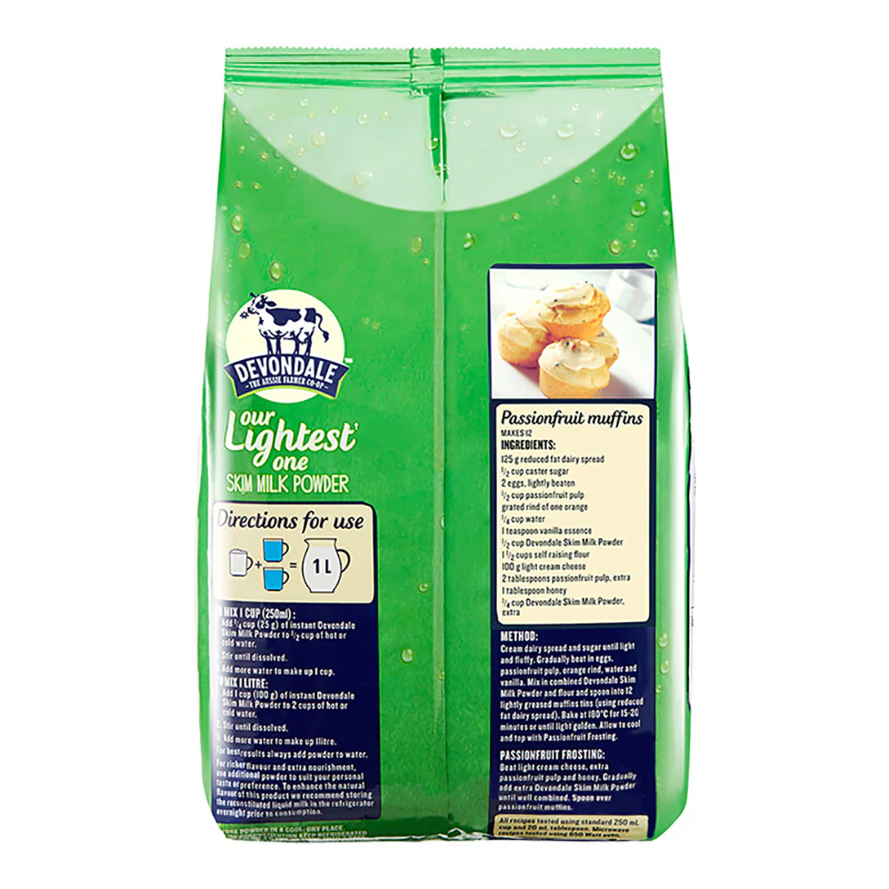 Devondale Instant Skim Milk Powder - 1kg - Image 3
