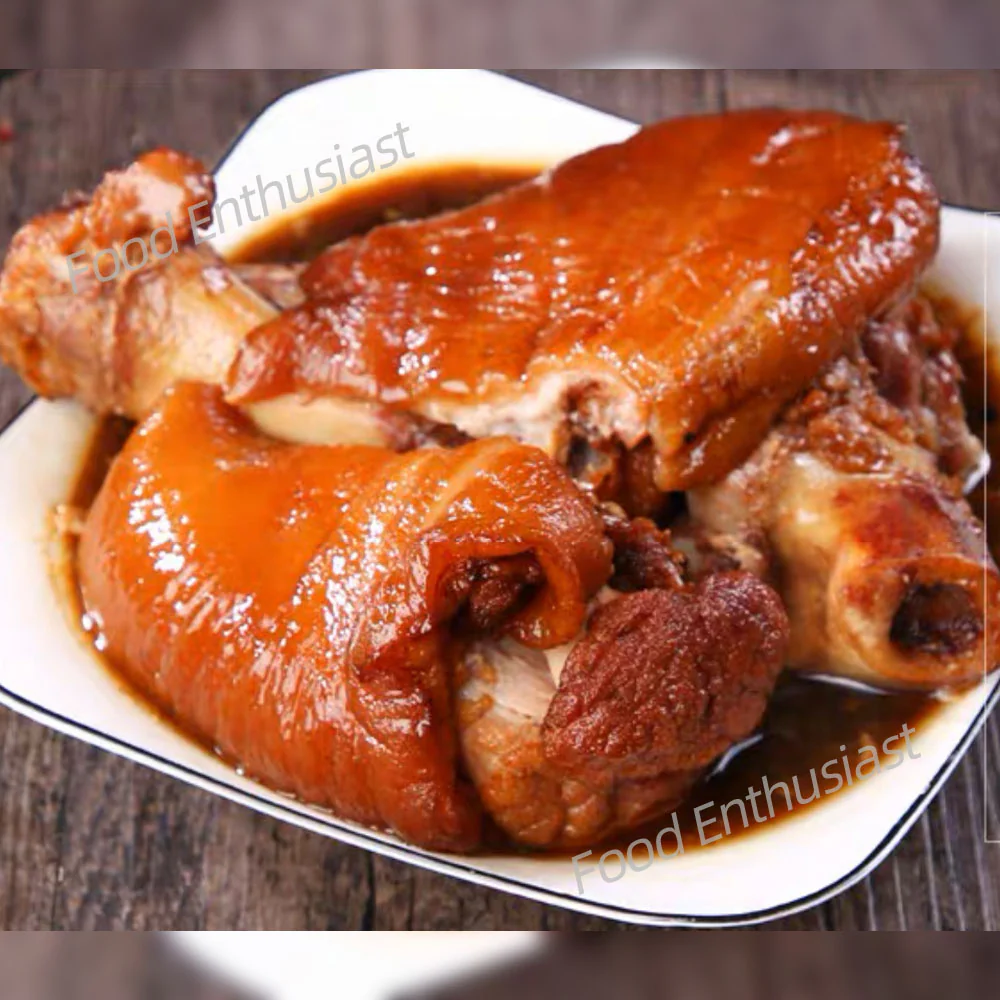 Ding Ge Private Kitchen Braised Tiger Skin Pork Knuckle (with Sauce) - Fresh Lock Box - 1.25L - Image 2