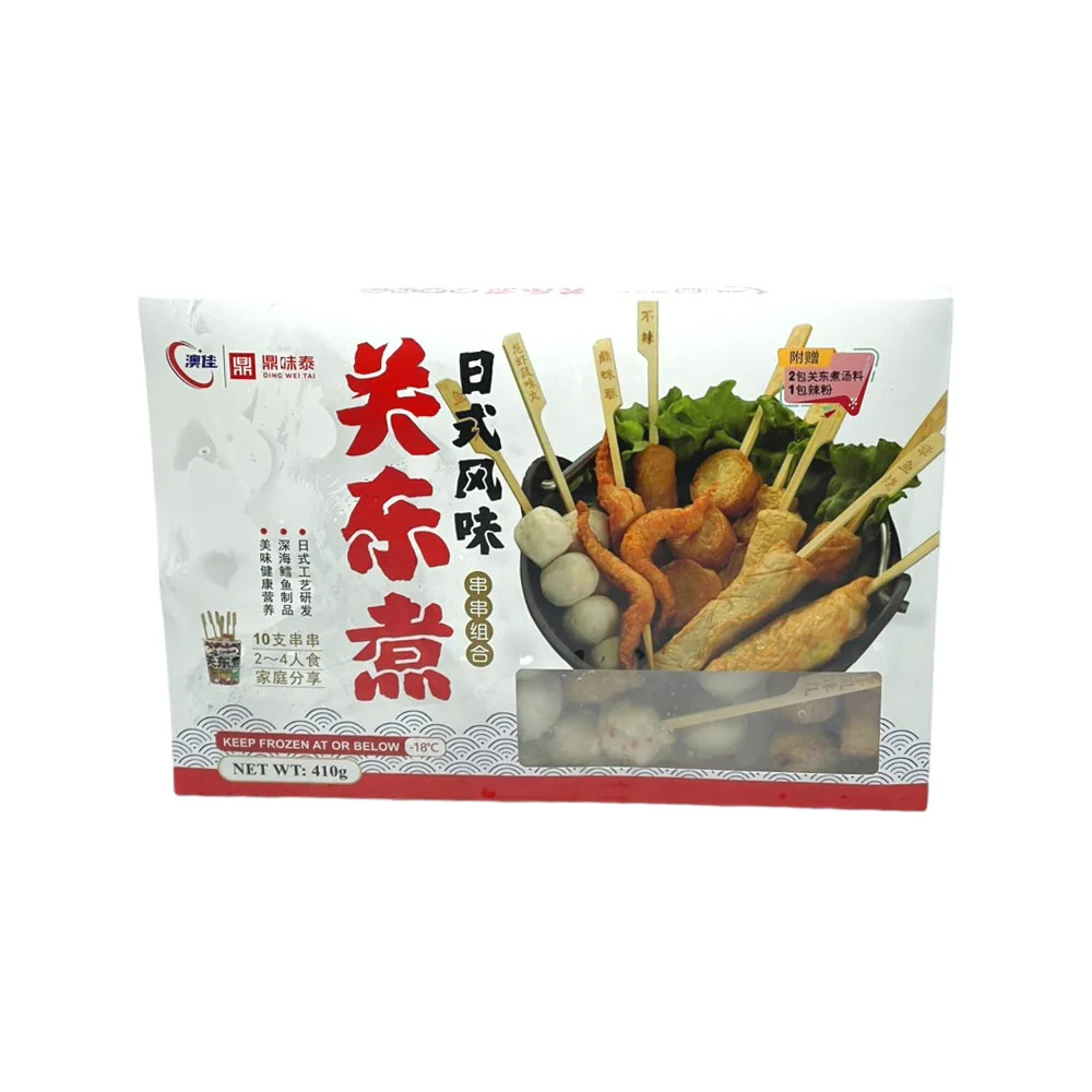 Ding Wei Tai Japanese-Style Oden Skewer Set – 410g (Frozen) - Oden Hot Pot Kit