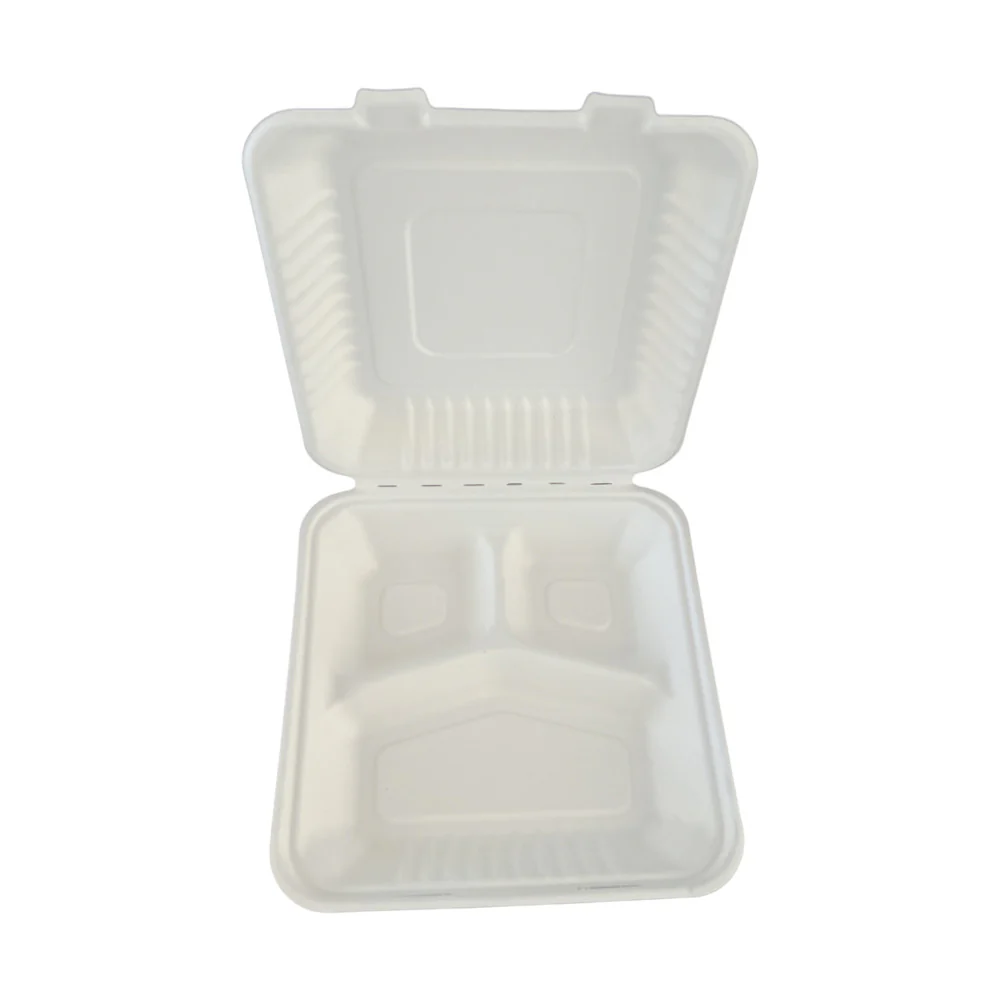Disposable 3-Compartment Takeaway Containers 1200 ml – Pack of 25 - Image 2