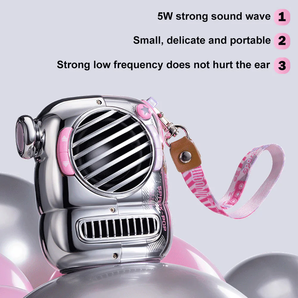 Divoom Mini Speaker - Pink - Image 5