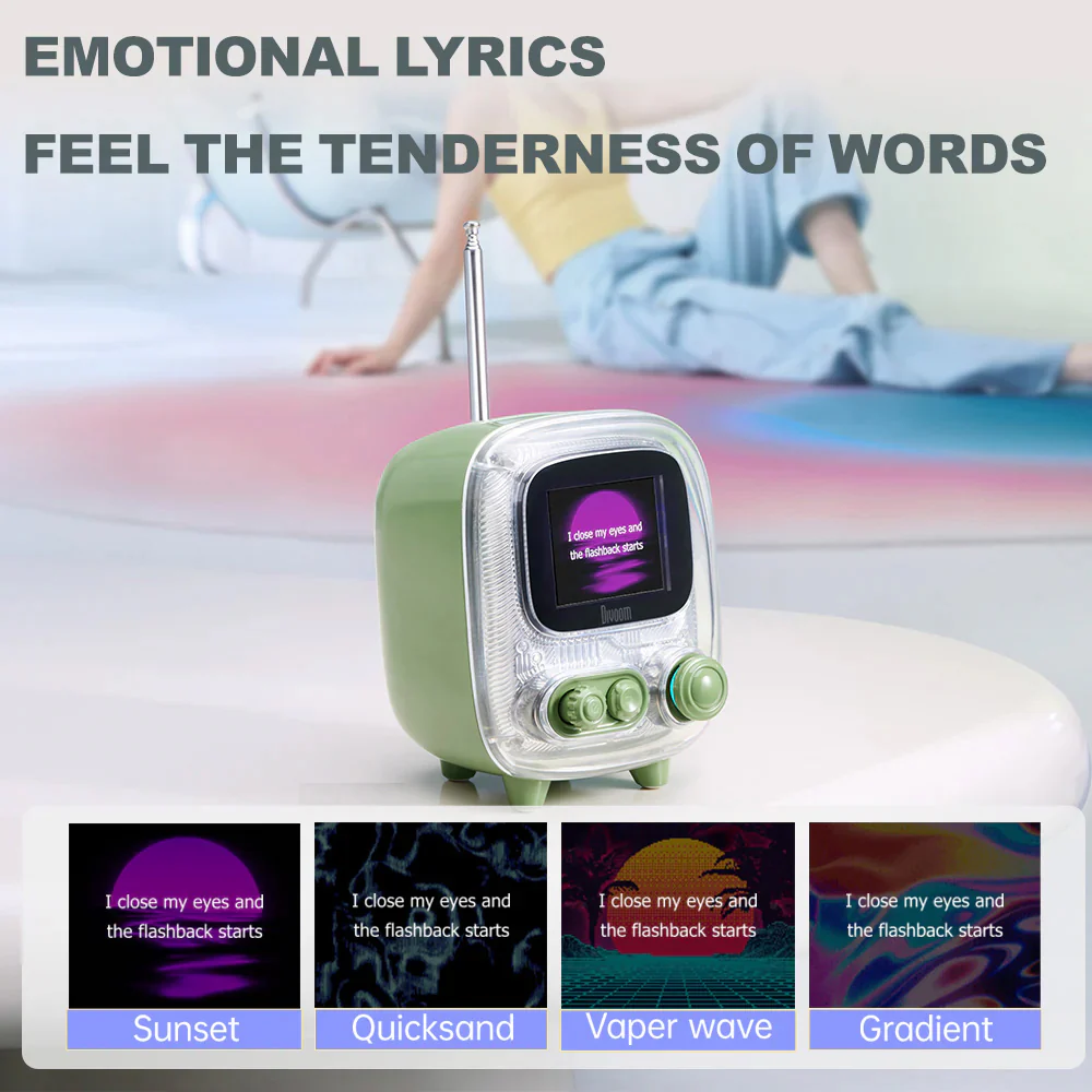 Divoom Pixel Art Speaker - Green - Image 4