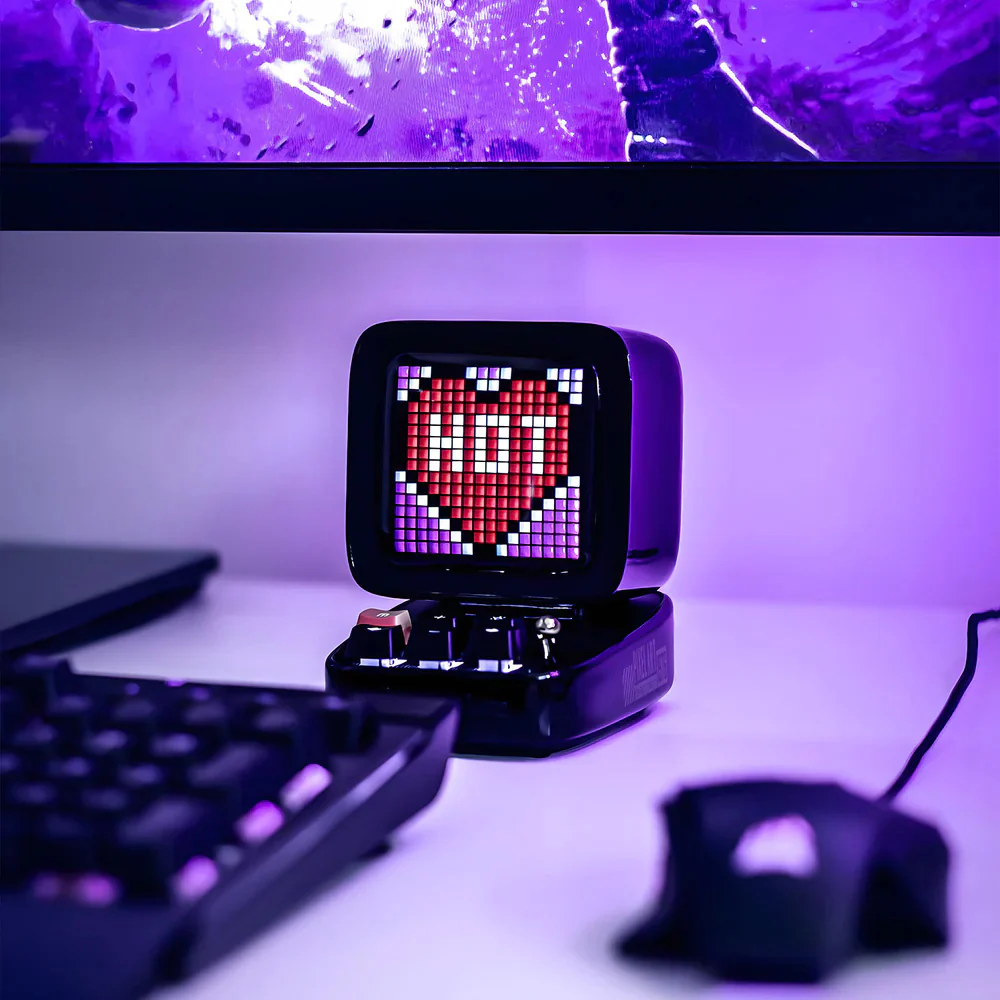 Divoom Retro Pixel Art Bluetooth Speaker - Green - Image 3