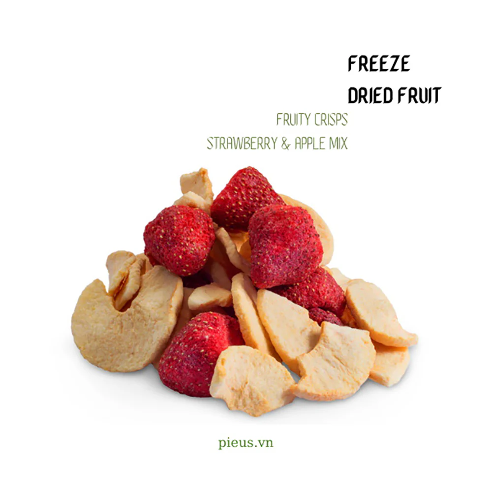 DJ&A Freeze Dried Strawberries & Apple - 25g - Image 2