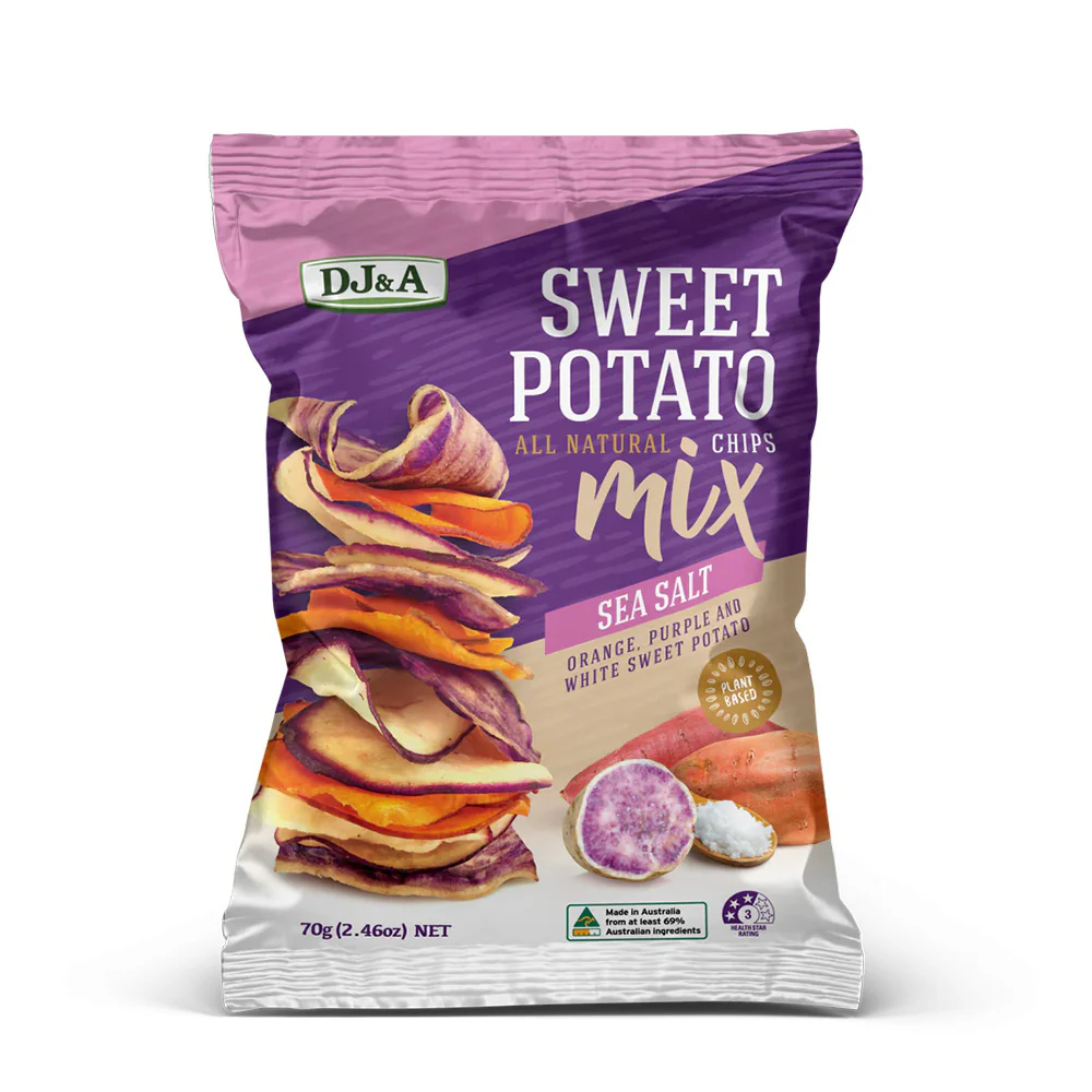 DJ&A Mixed Sweet Potato Chips - 70g