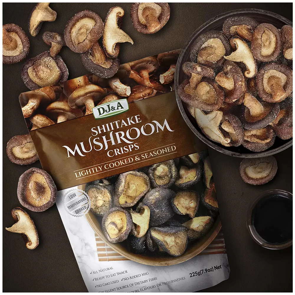 DJ&A Shiitake Mushroom Crisps 225g - Image 3